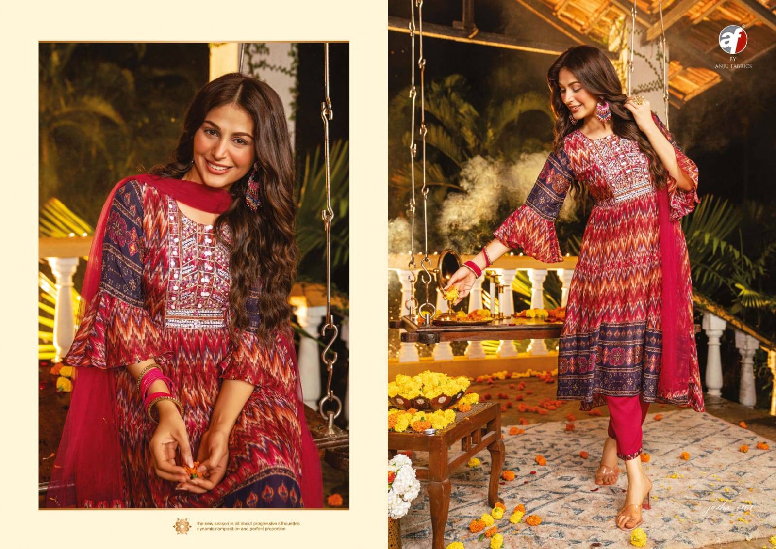 Jashn  by Anju fabrics 1161 TO 1166 SERIES 